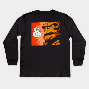 THEY USED ME! - Fantastic Four Kids Long Sleeve T-Shirt